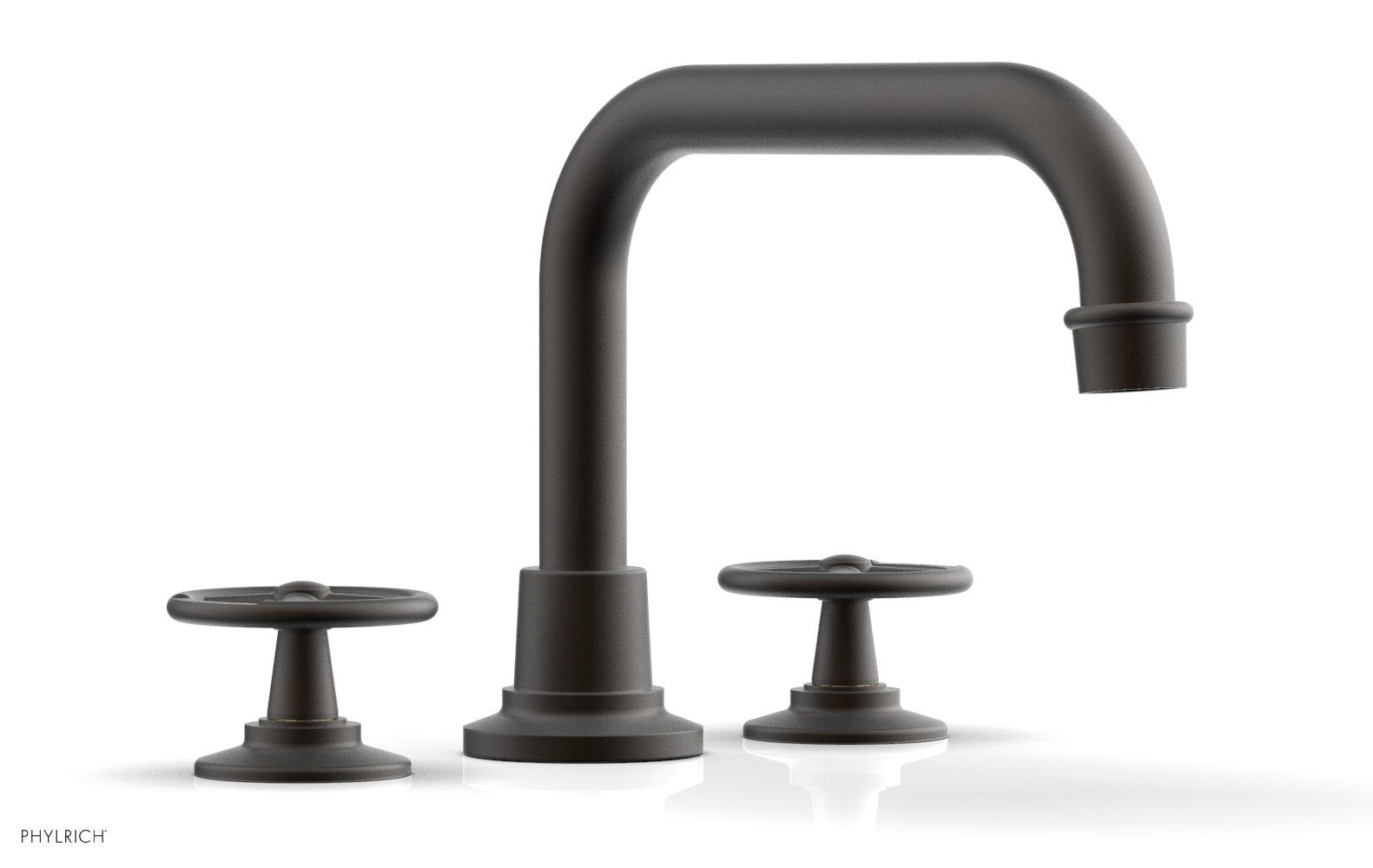 Phylrich WORKS Deck Tub Set - Cross Handles