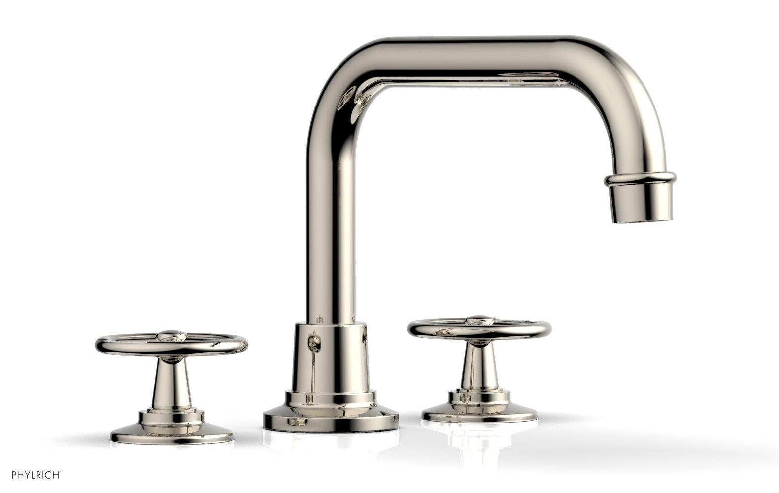 Phylrich WORKS Deck Tub Set - Cross Handles
