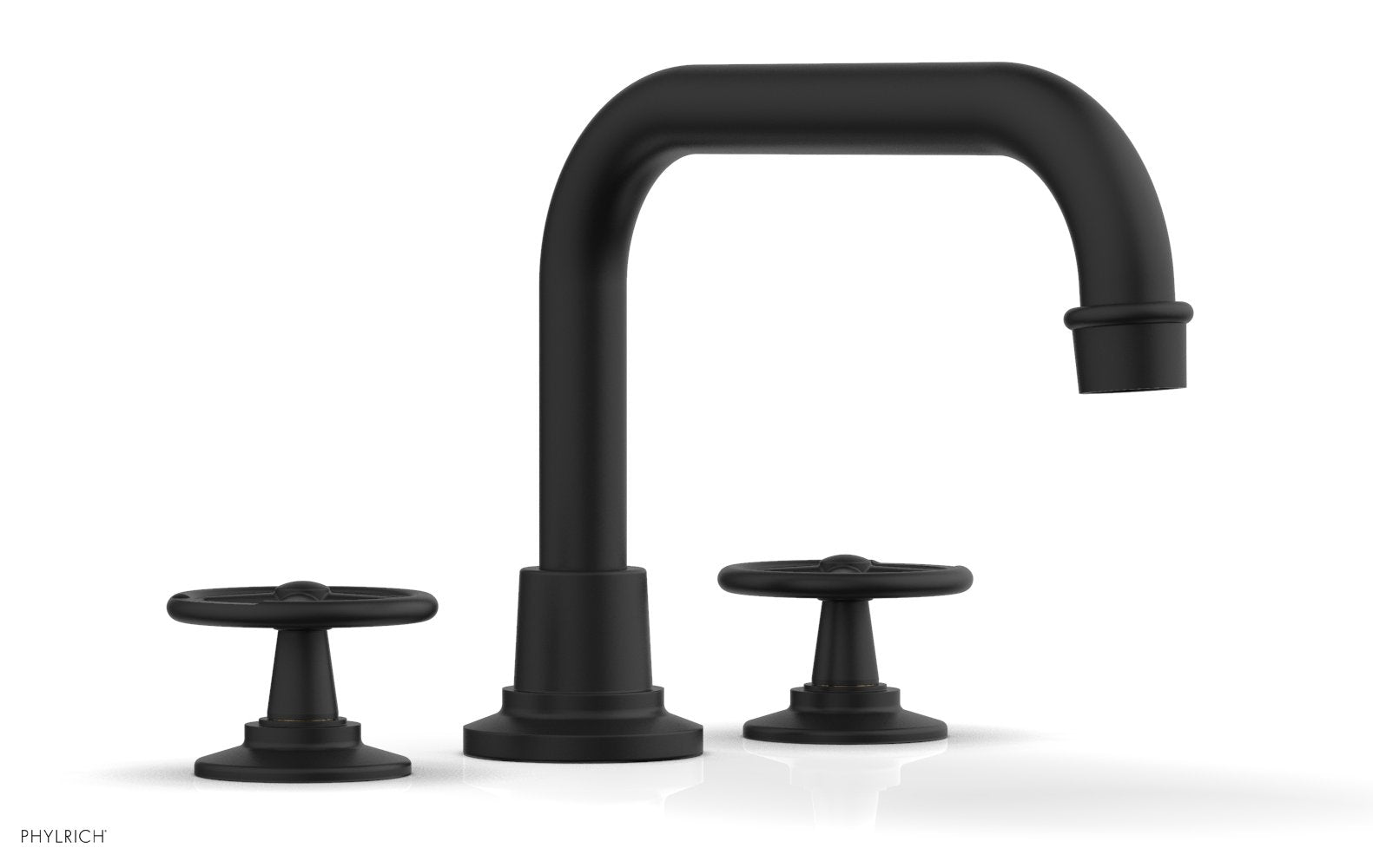 Phylrich WORKS Deck Tub Set - Cross Handles