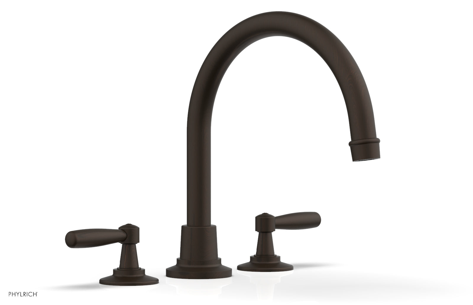 Phylrich WORKS Deck Tub Set - High Spout Lever Handles