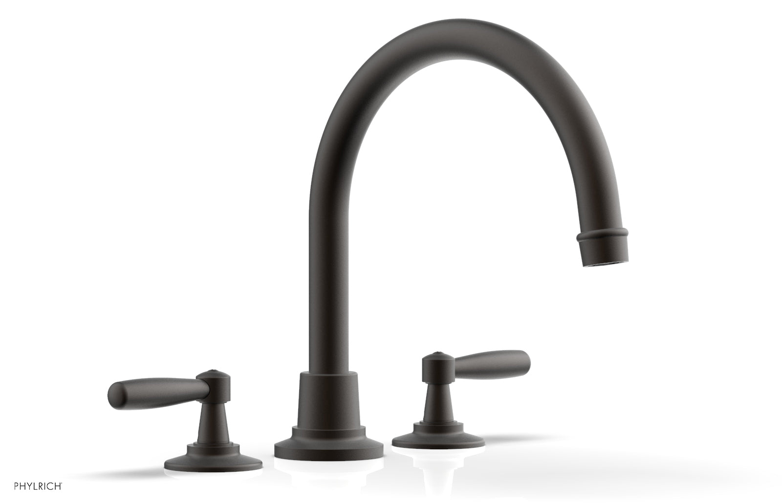Phylrich WORKS Deck Tub Set - High Spout Lever Handles