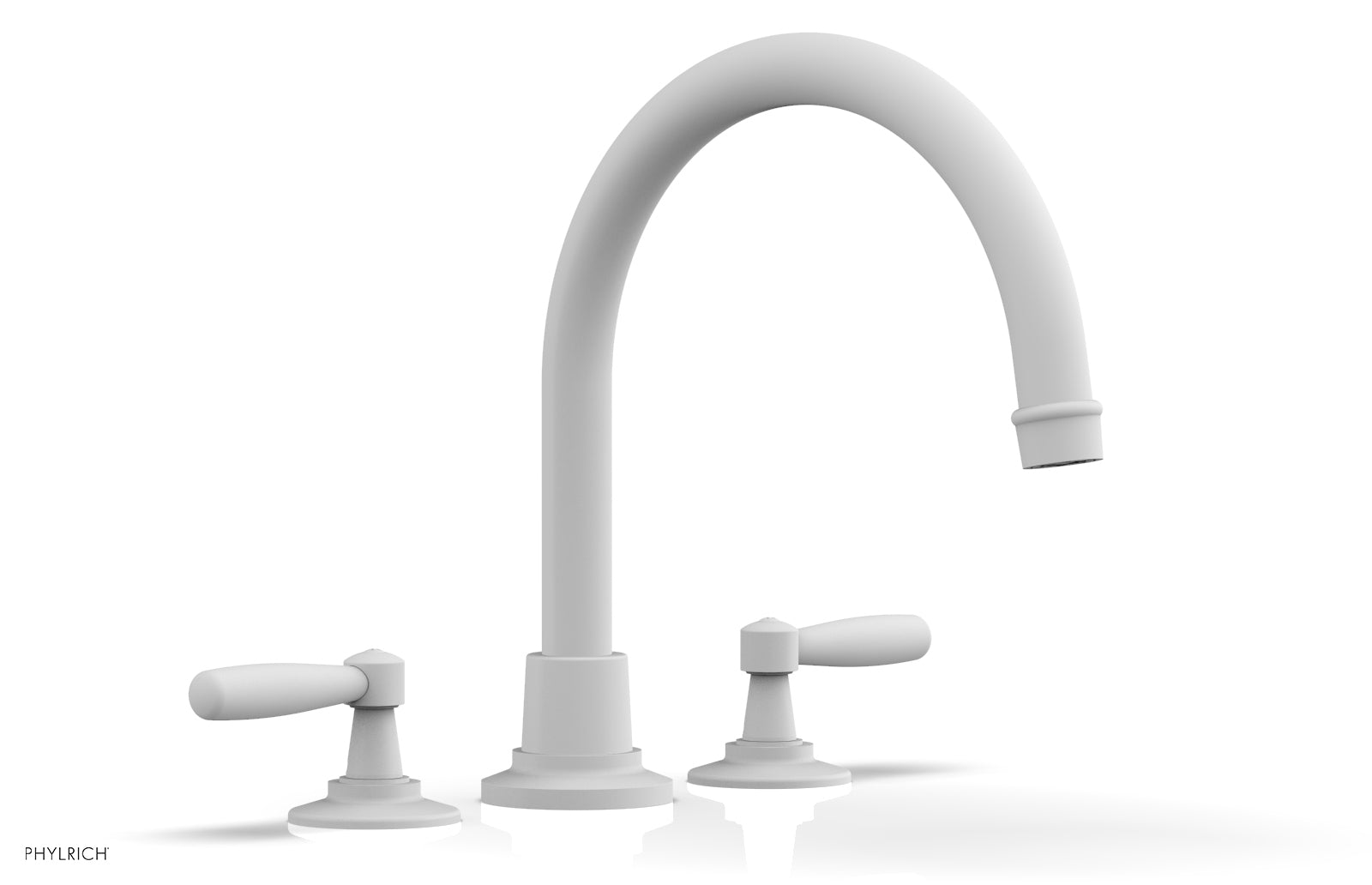 Phylrich WORKS Deck Tub Set - High Spout Lever Handles