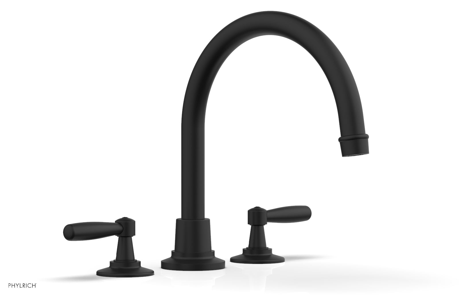 Phylrich WORKS Deck Tub Set - High Spout Lever Handles