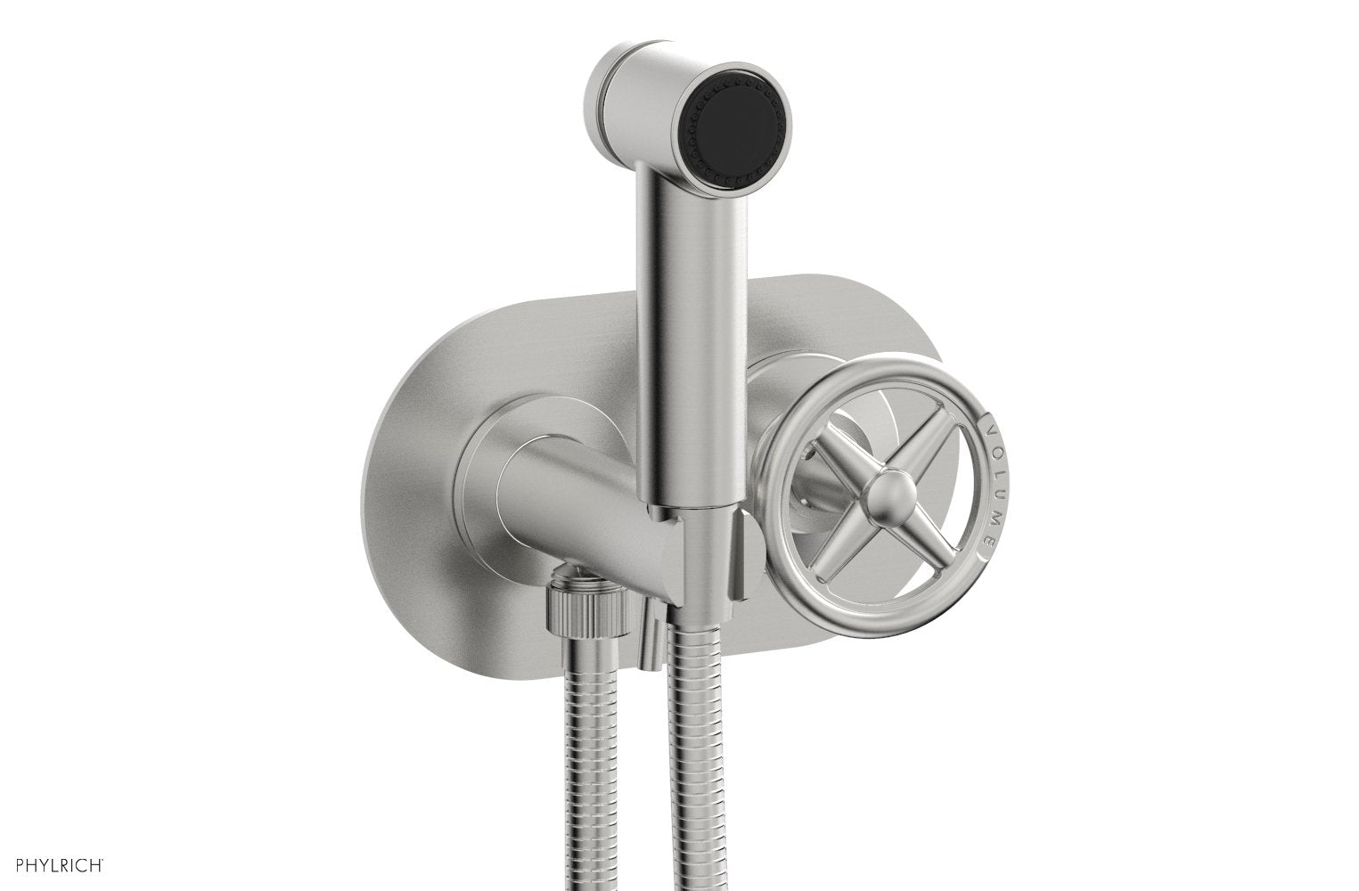 Phylrich WORKS Wall Mounted Bidet, Cross Handle