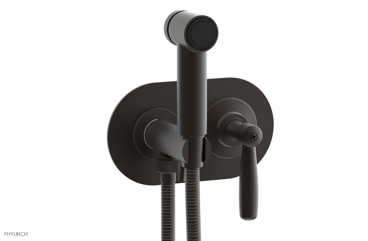 Phylrich WORKS Wall Mounted Bidet, Lever Handle