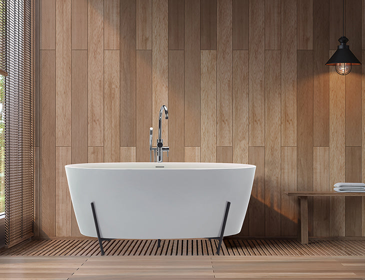white bathtub