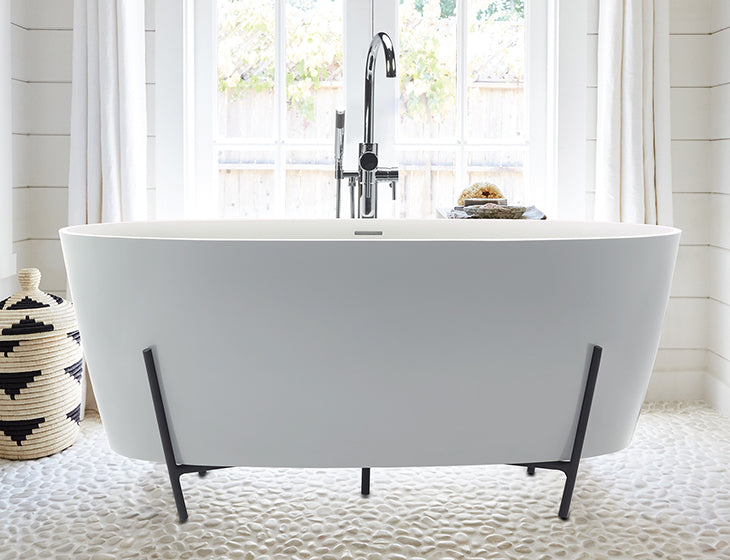 white bathtub