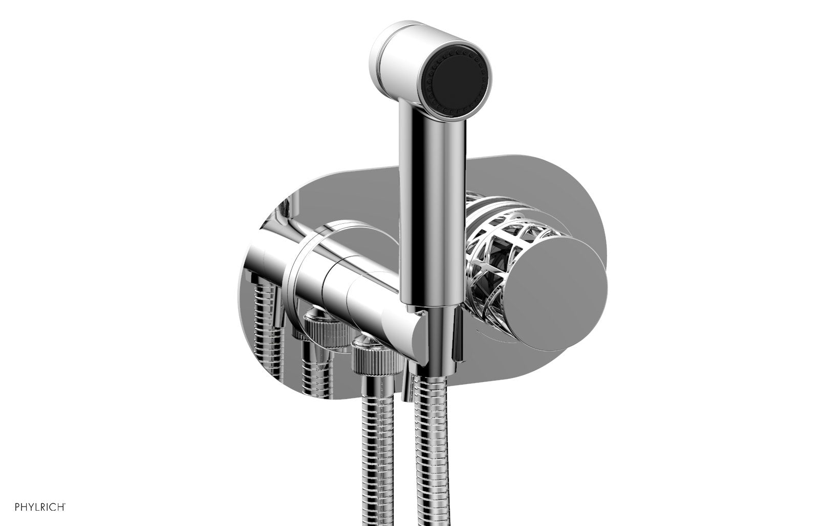polished chrome bidet