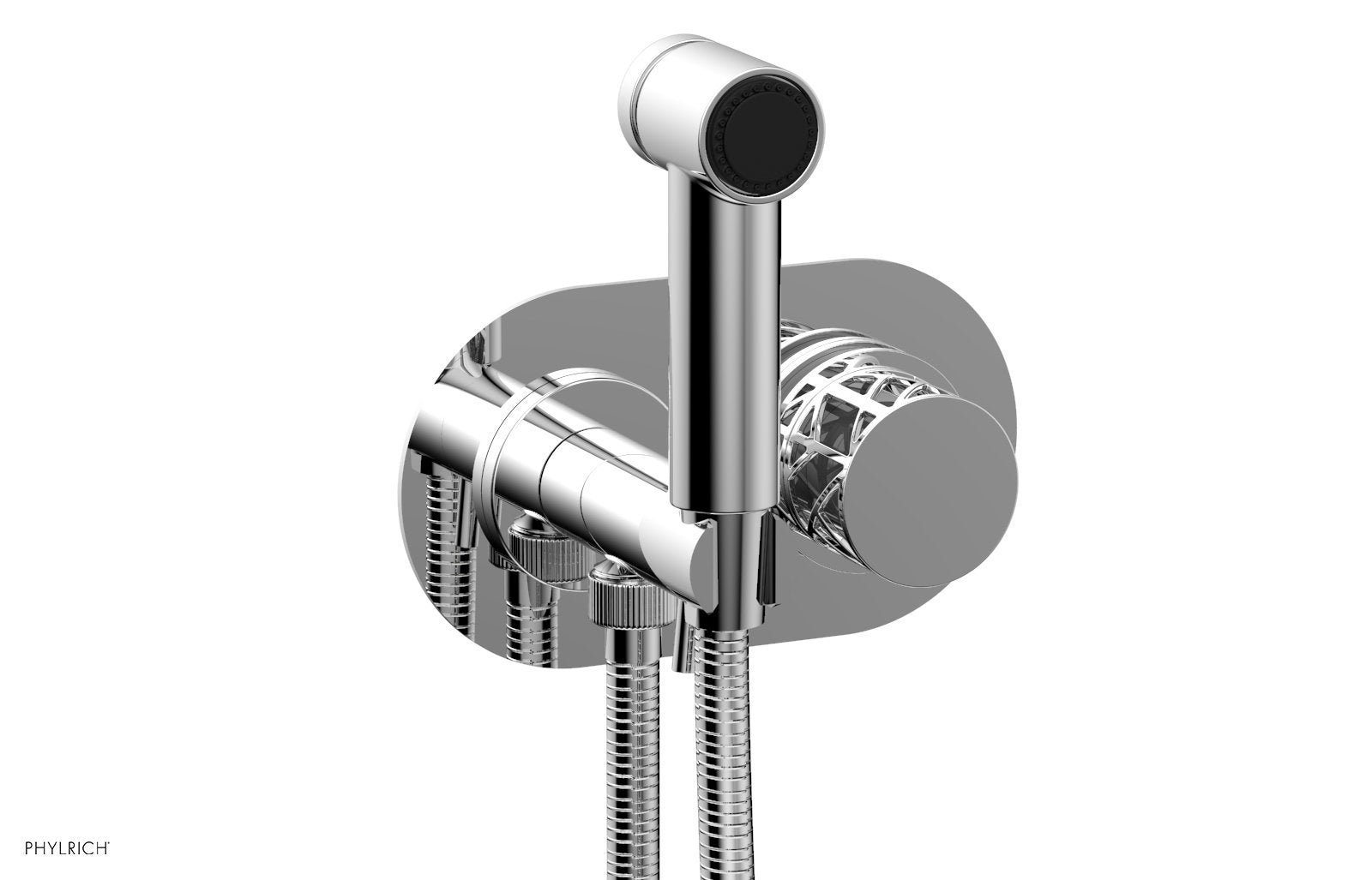 polished chrome bidet