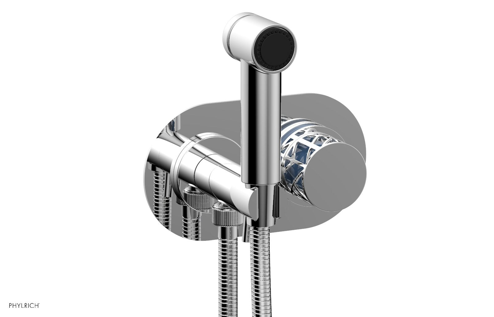 polished chrome bidet