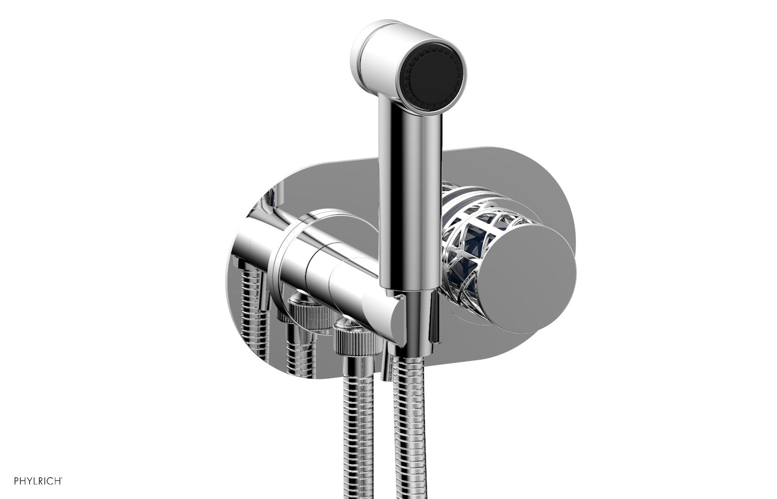 polished chrome bidet