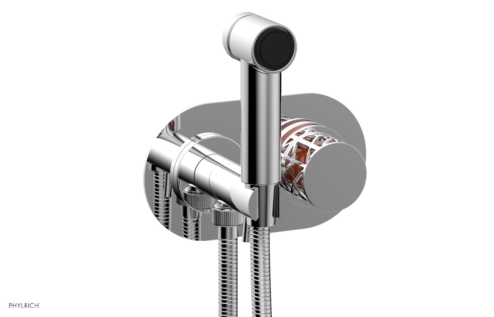 polished chrome bidet