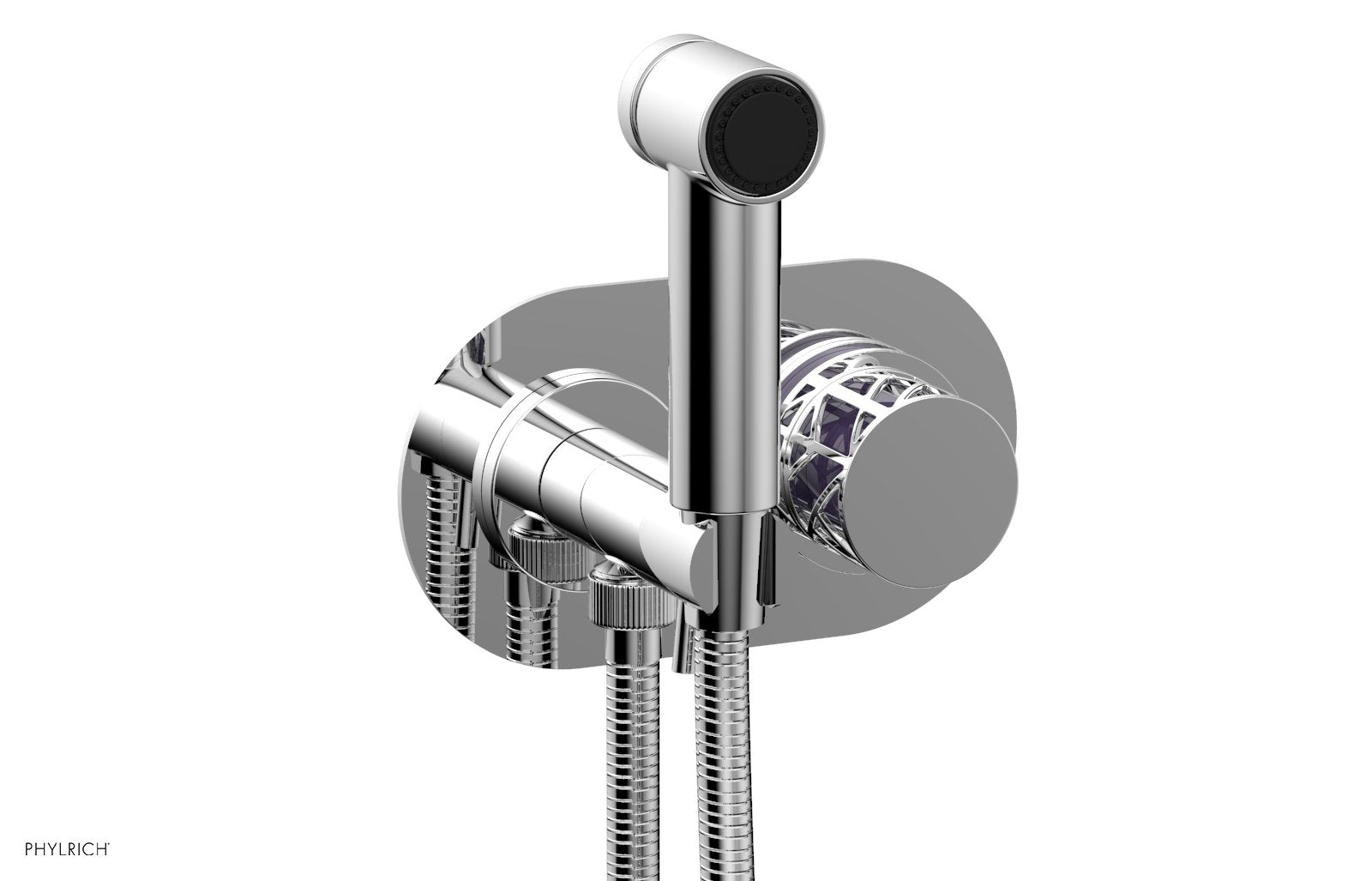 polished chrome bidet
