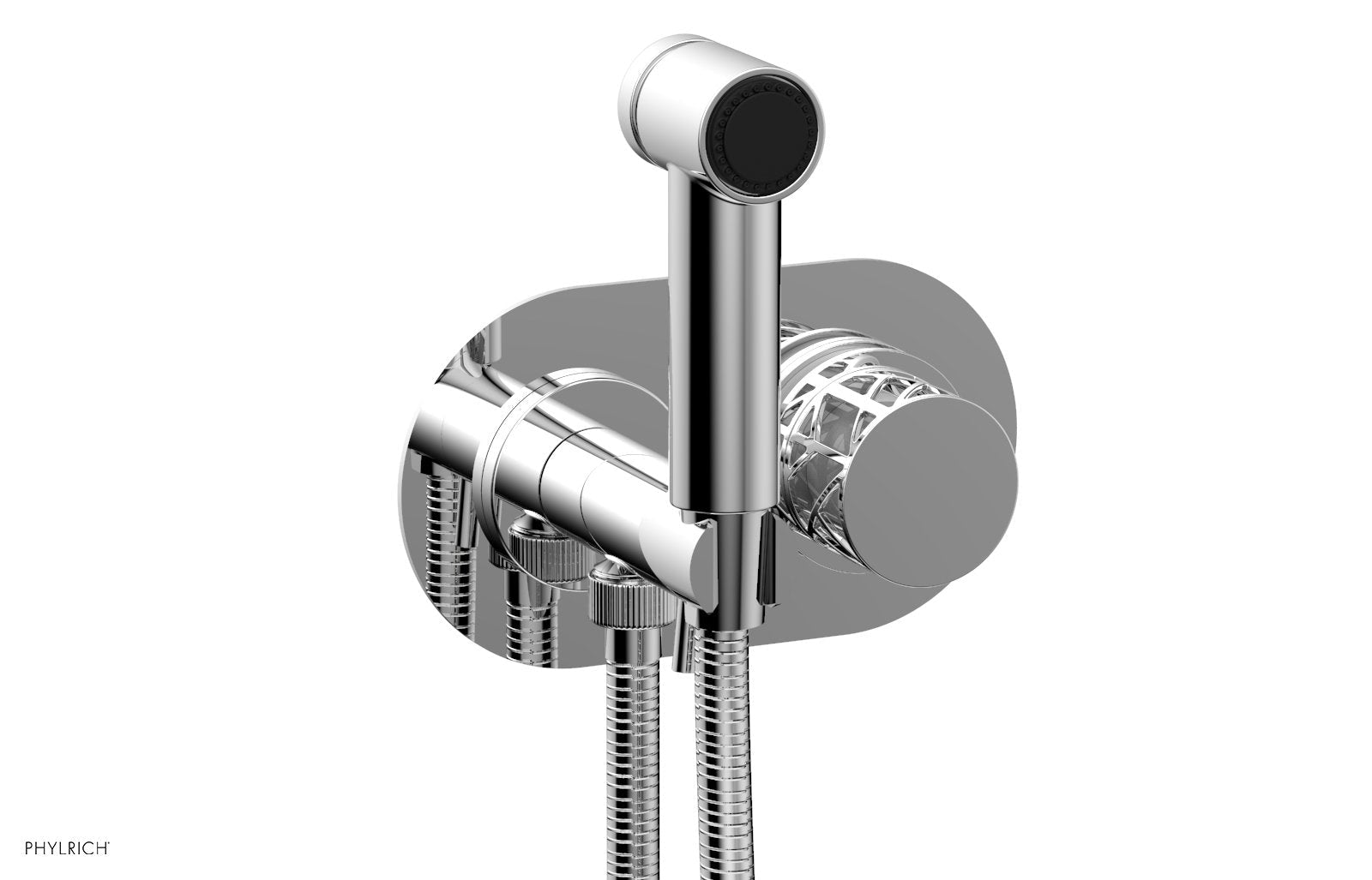 polished chrome bidet