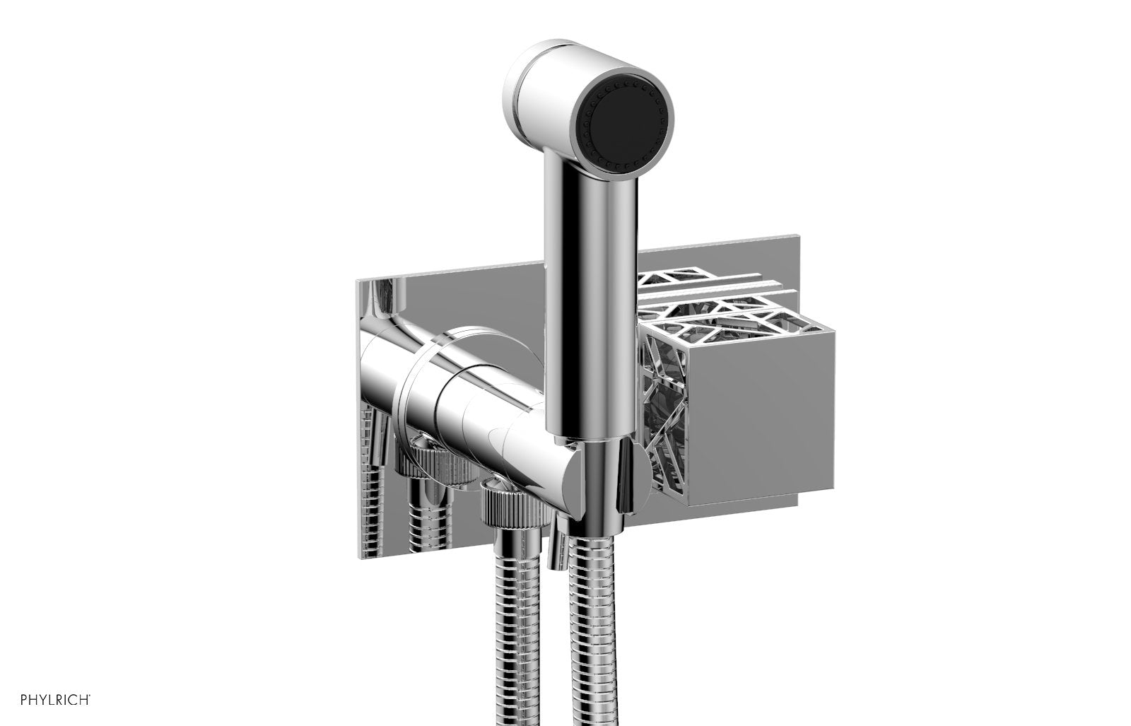 polished chrome bidet