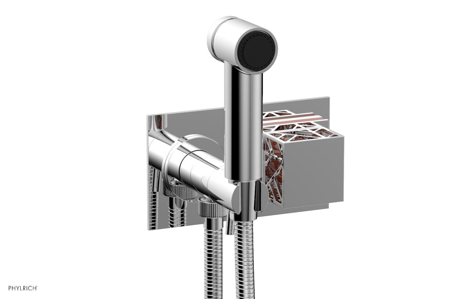 polished chrome bidet