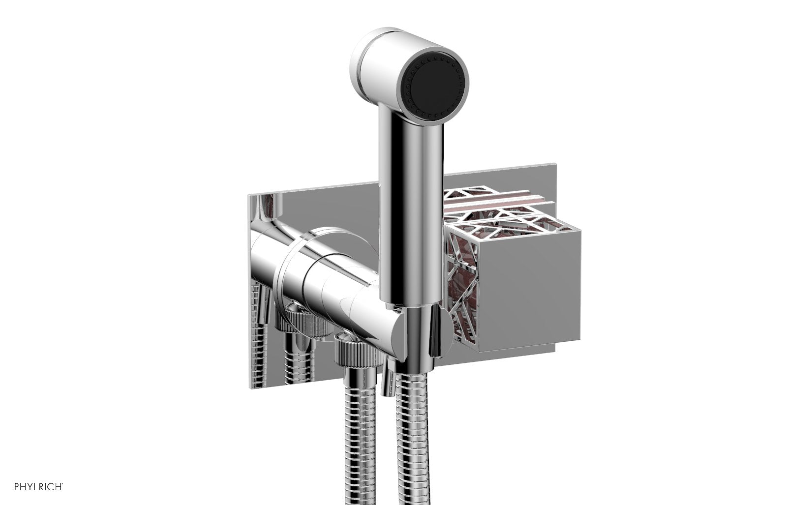 polished chrome bidet
