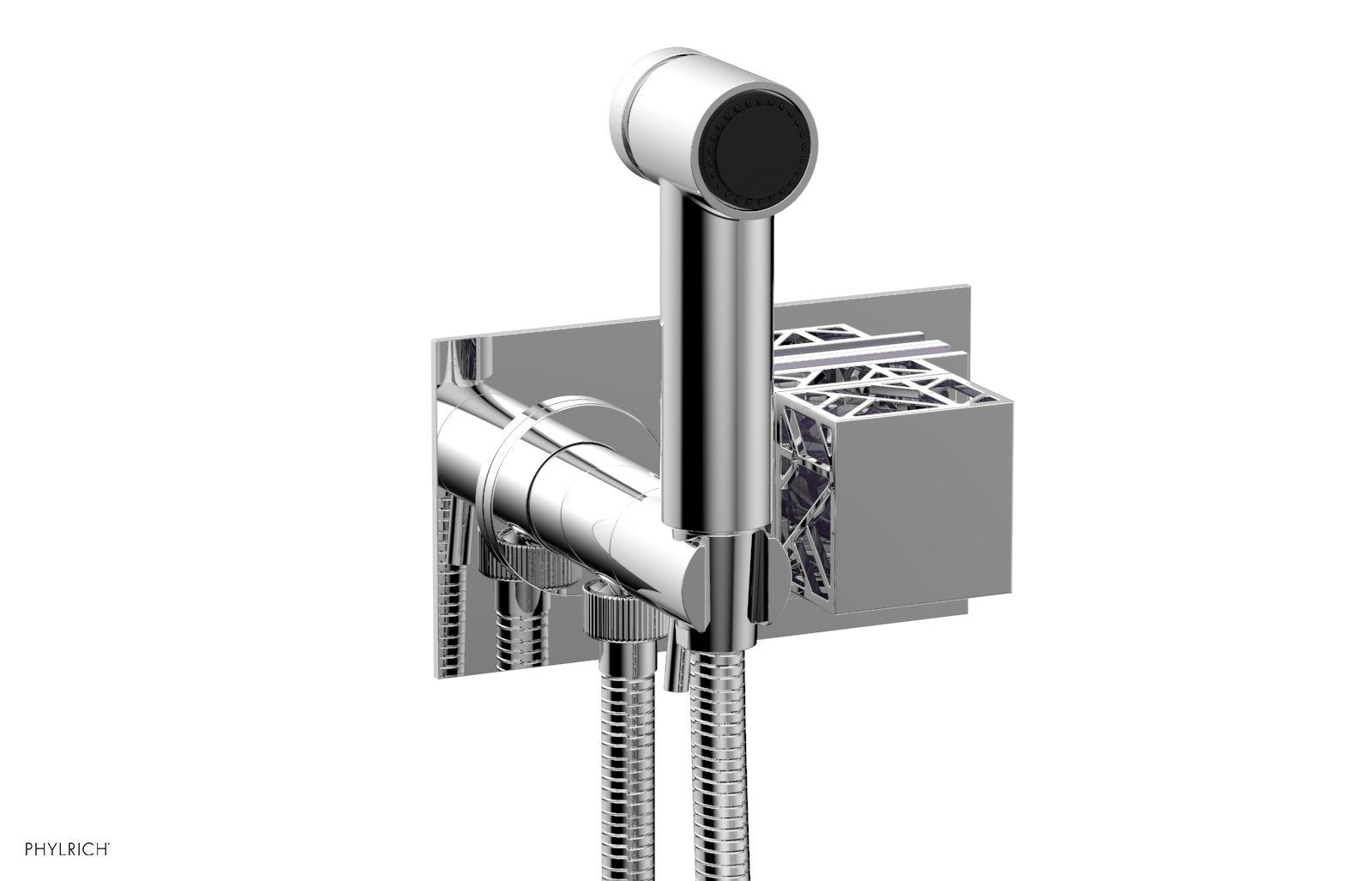 polished chrome bidet