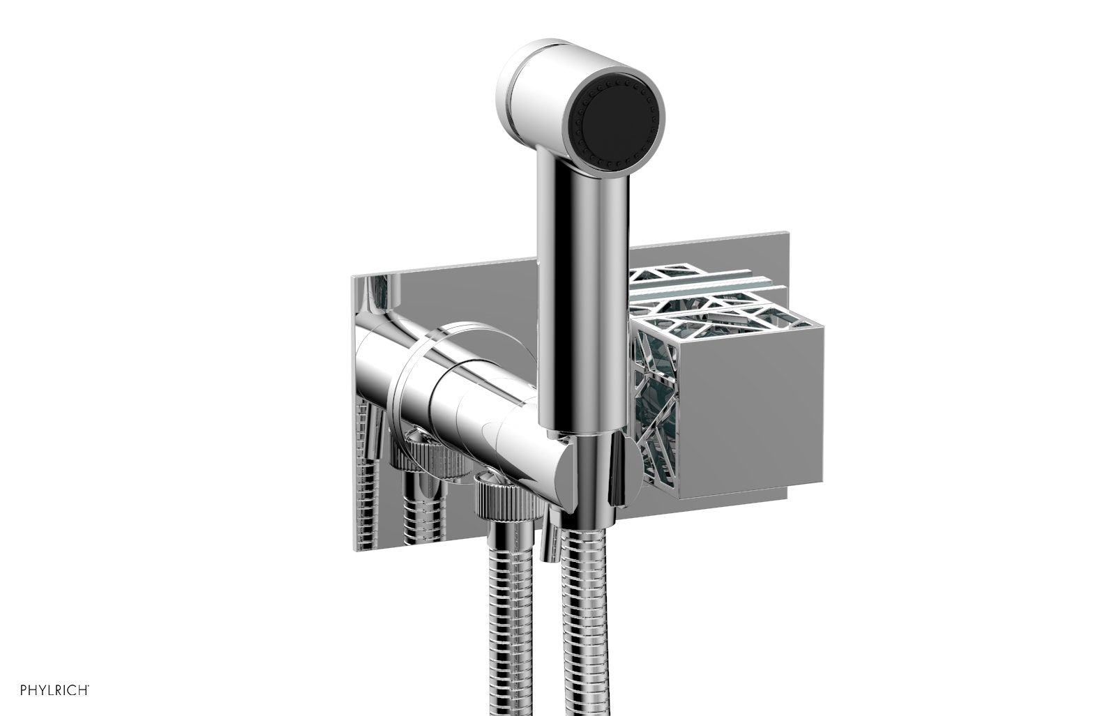 polished chrome bidet