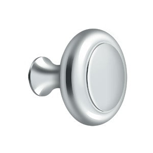 polished chrome knob