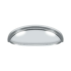 polished chrome shell pull