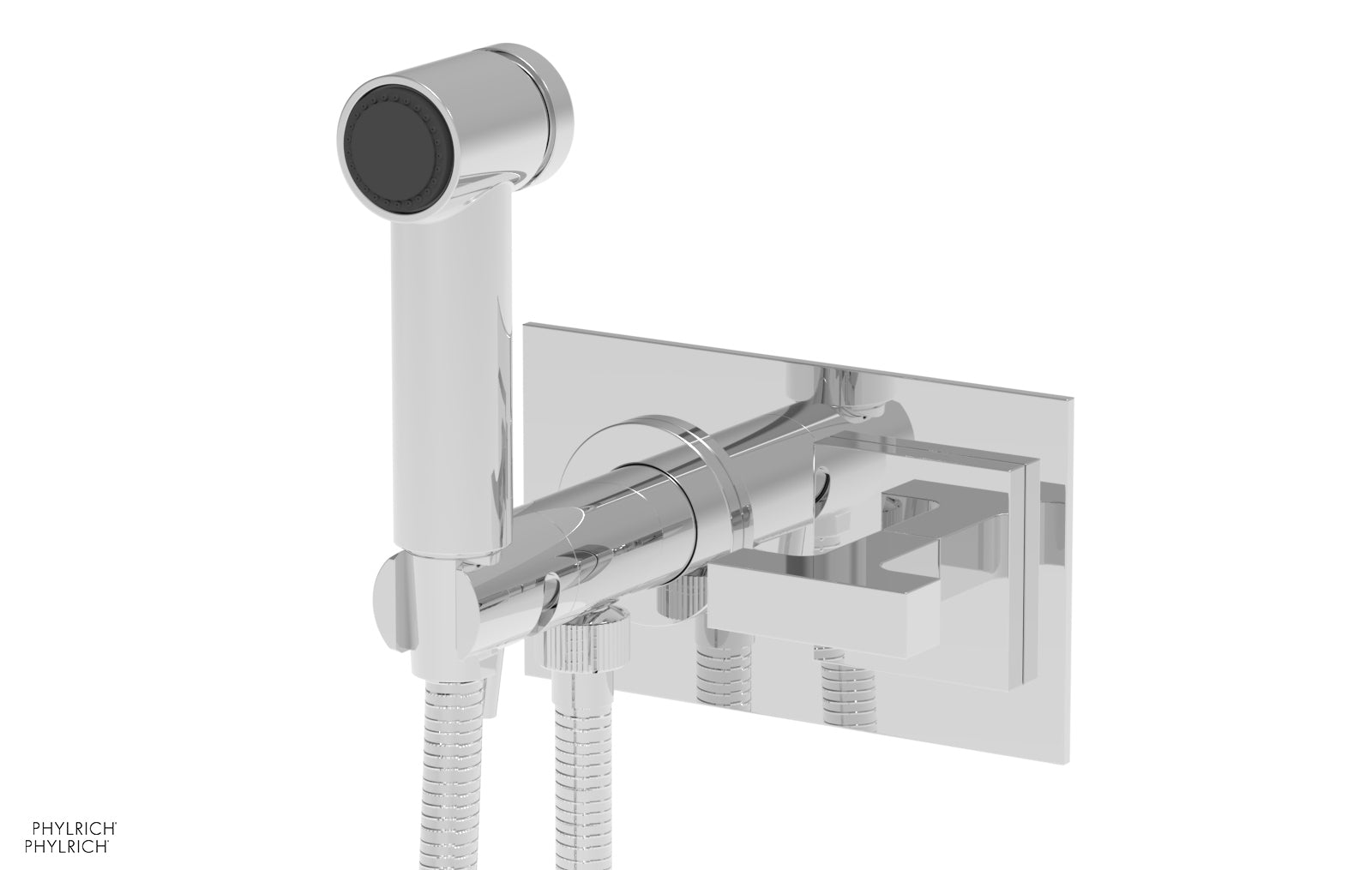 polished chrome bidet