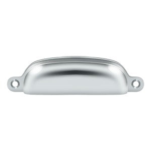 polished chrome shell pull