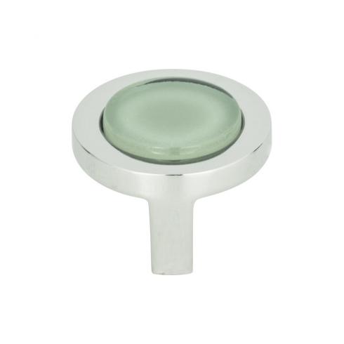 polished chrome knob