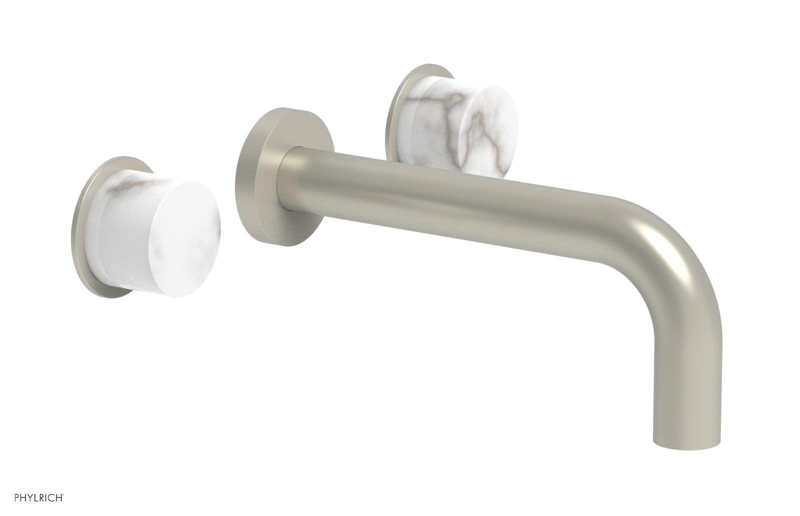 Phylrich BASIC II Wall Lavatory Set - White Marble