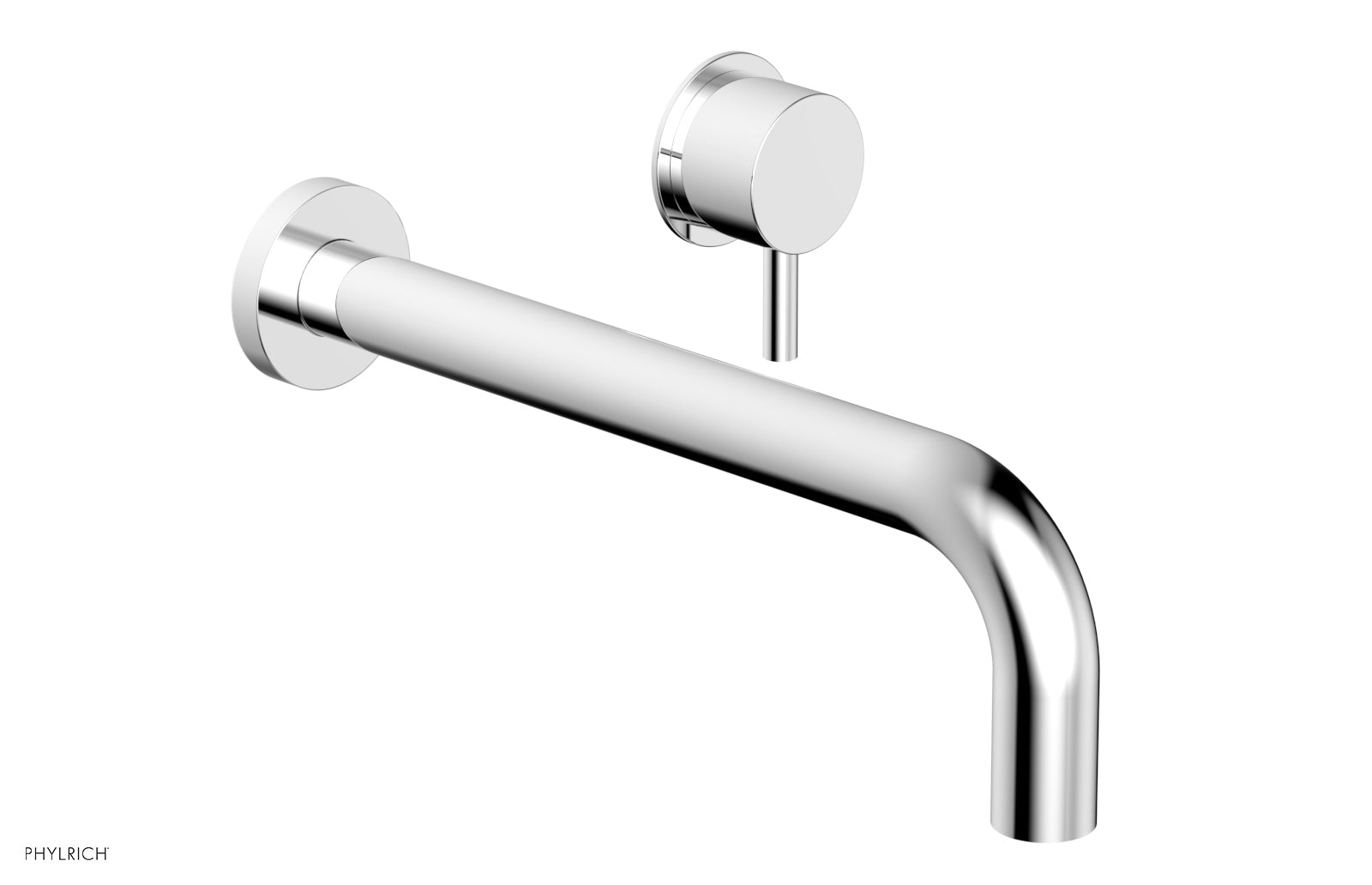 polished chrome lavatory set