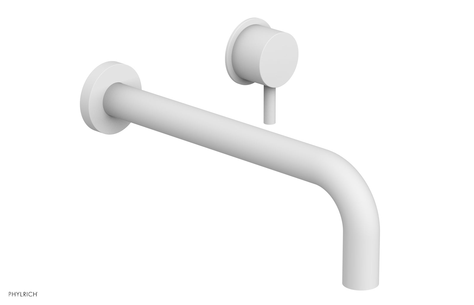 Phylrich Basic II 10" Single Handle Wall Lavatory Set - Lever Handle