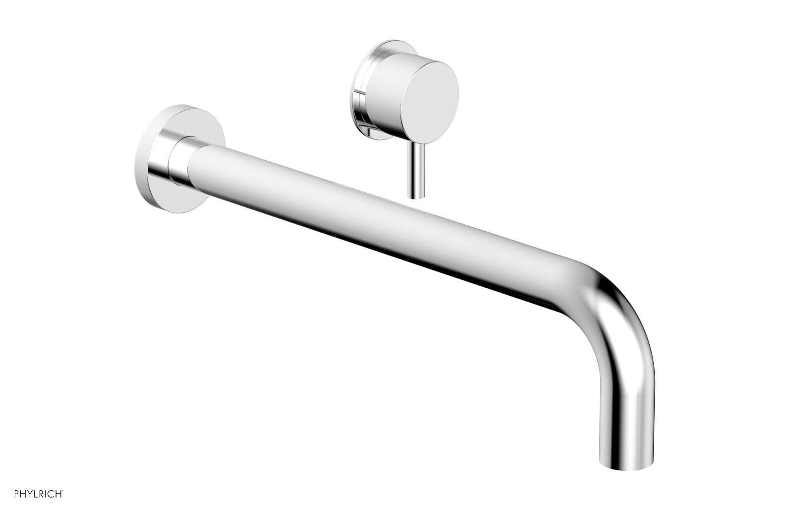 polished chrome lavatory set