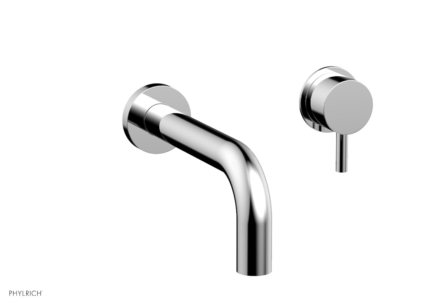 polished chrome lavatory set