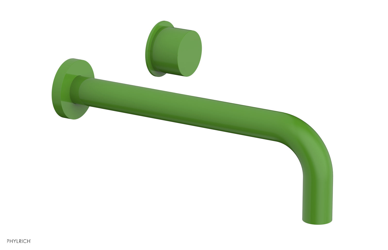 Phylrich Basic II 10" Single Handle Wall Lavatory Set - Smooth Handle