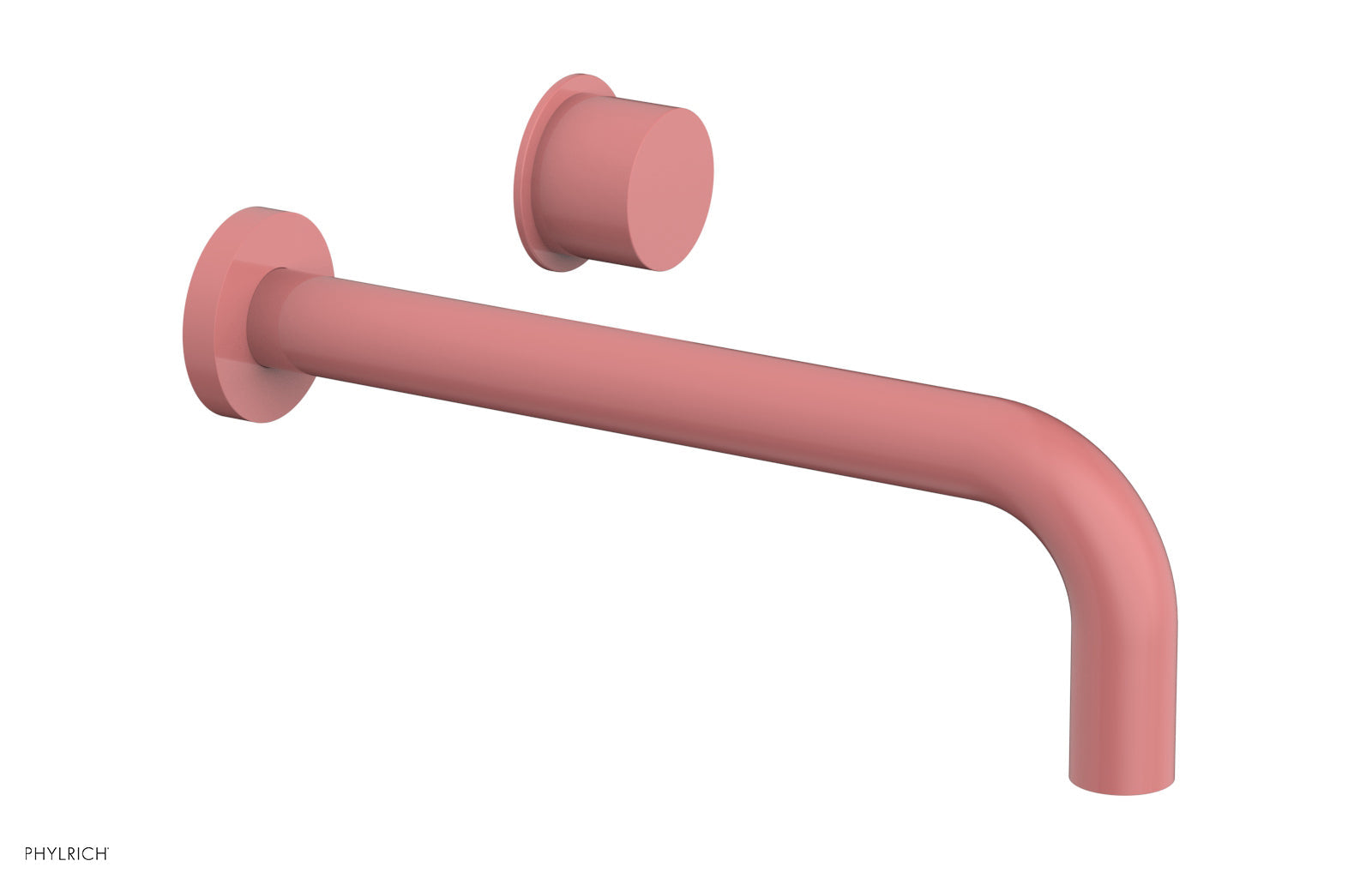 Phylrich Basic II 10" Single Handle Wall Lavatory Set - Smooth Handle