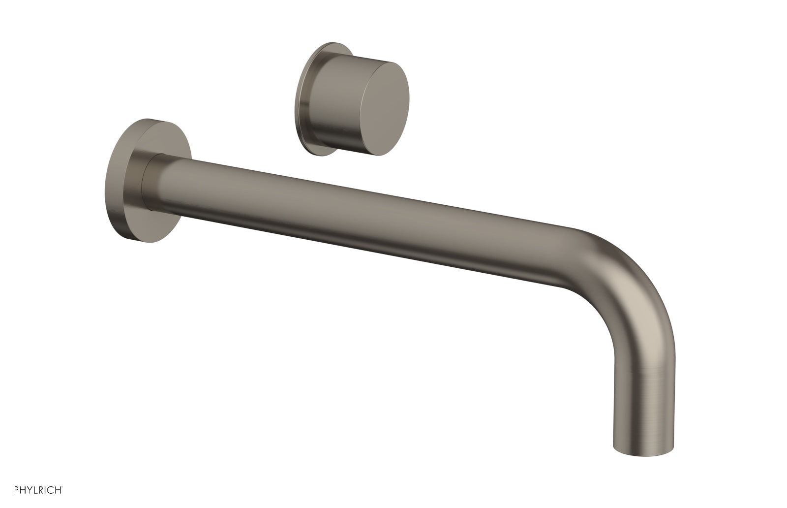 Phylrich Basic II 10" Single Handle Wall Lavatory Set - Smooth Handle