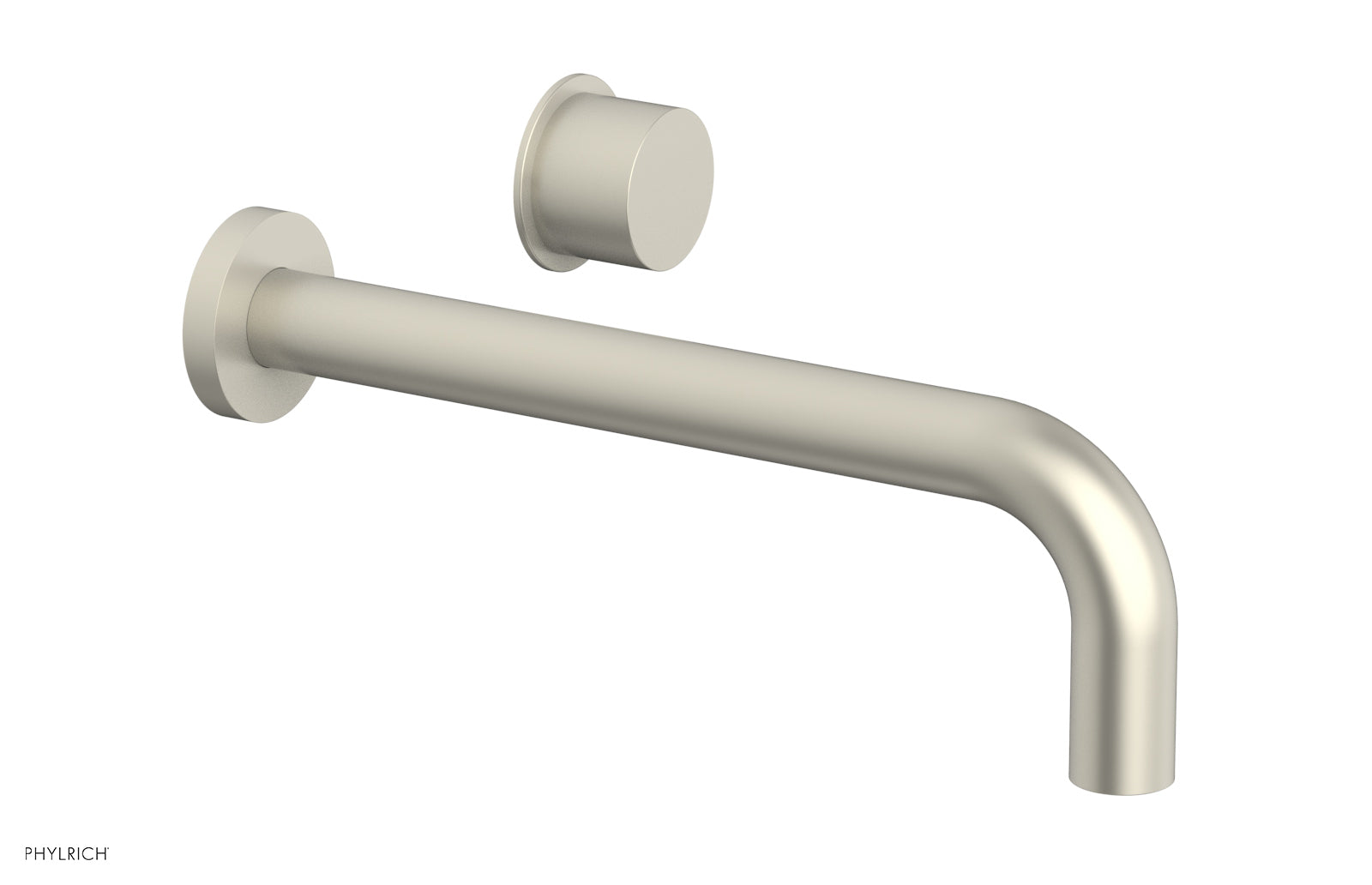 Phylrich Basic II 10" Single Handle Wall Lavatory Set - Smooth Handle