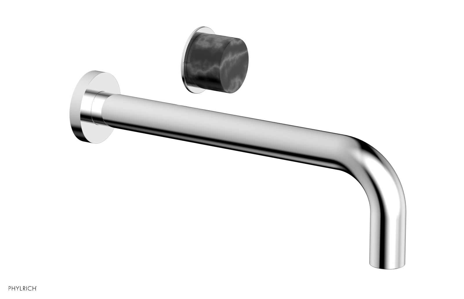 polished chrome lavatory set