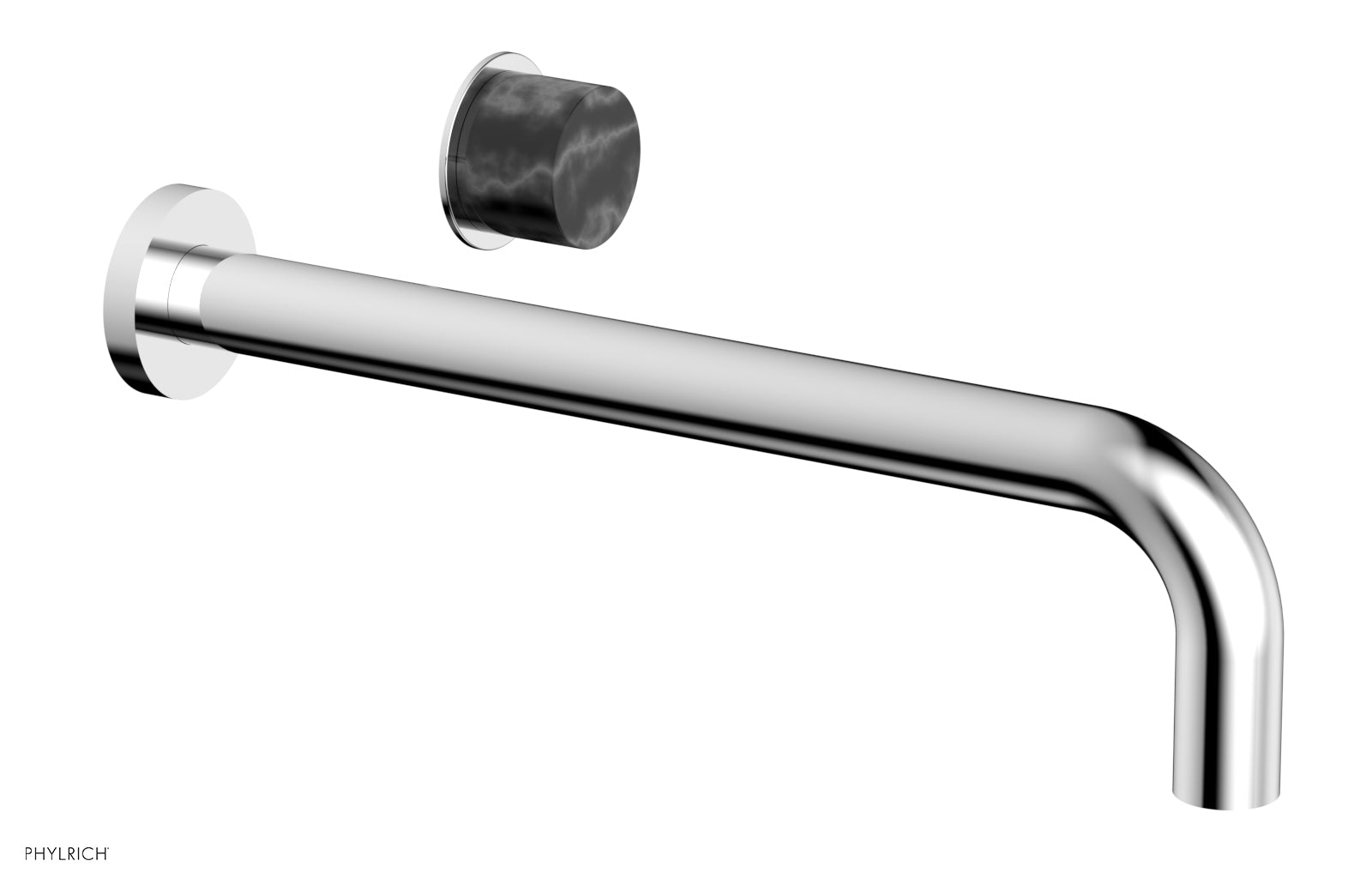 polished chrome lavatory set