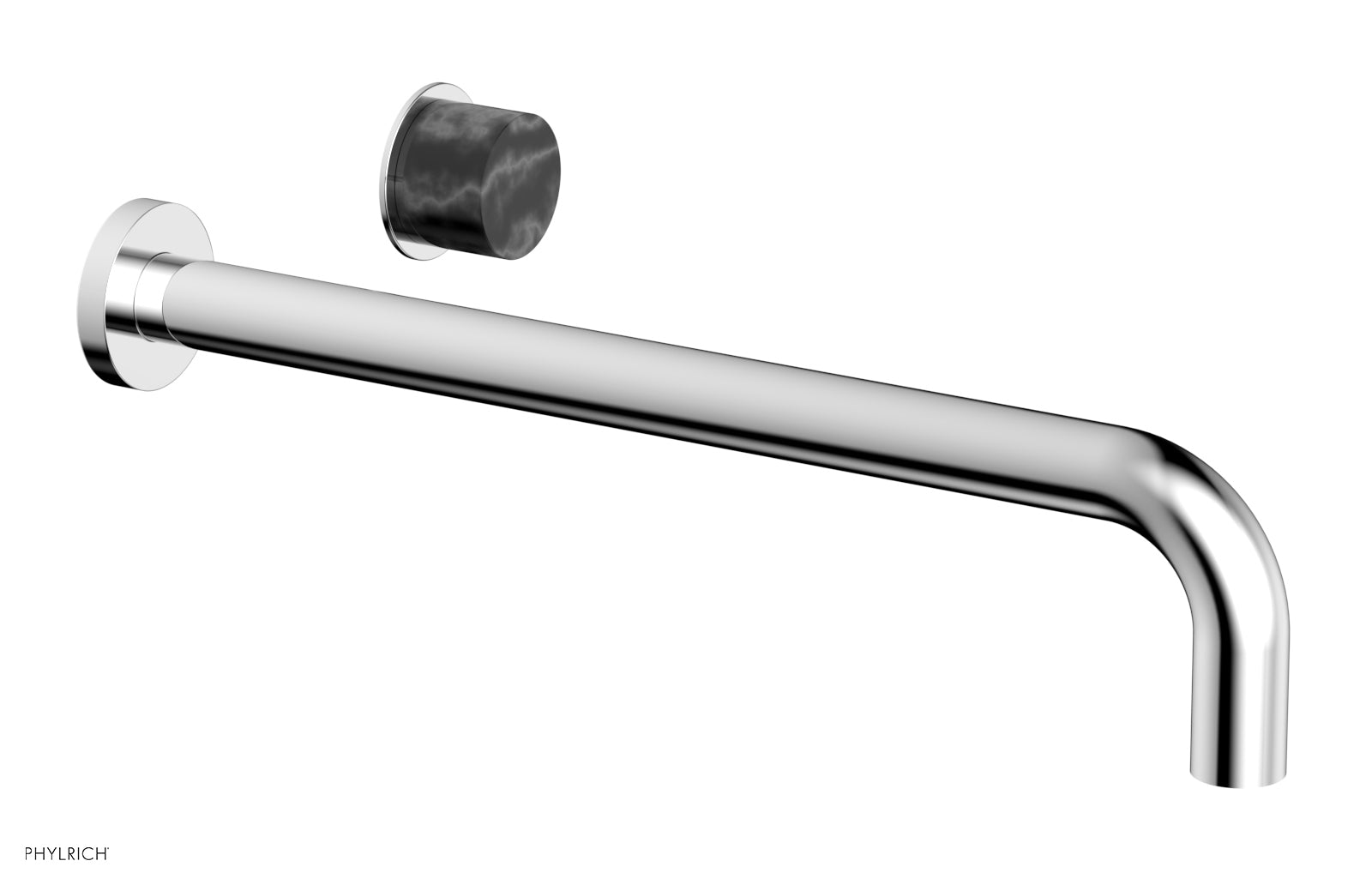 polished chrome lavatory set
