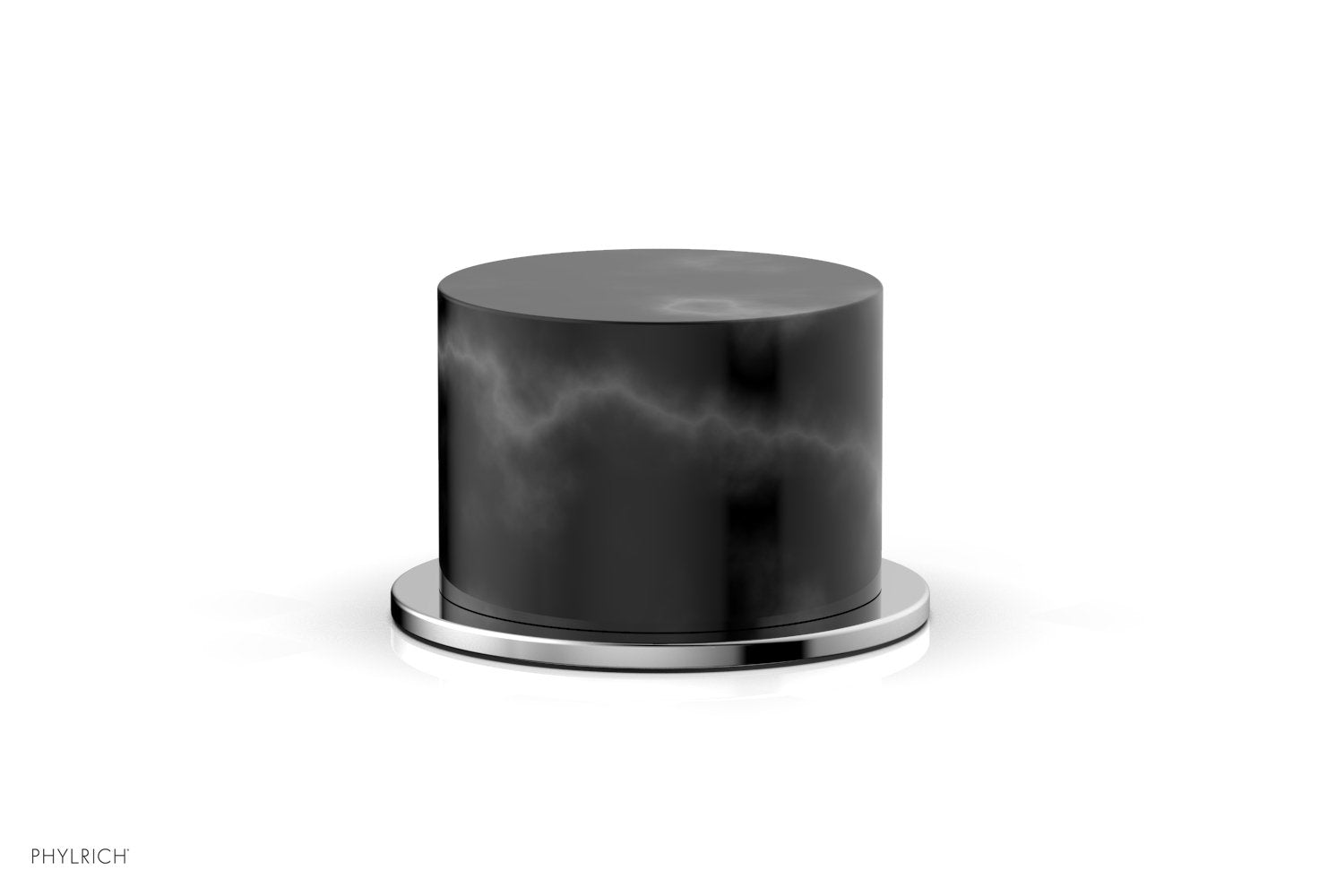 polished chrome volume control