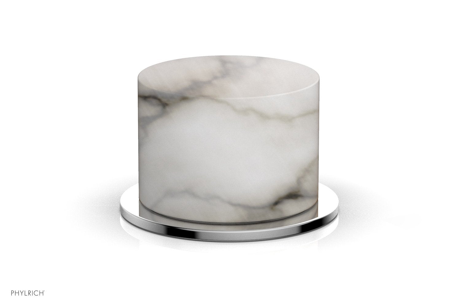 polished chrome volume control
