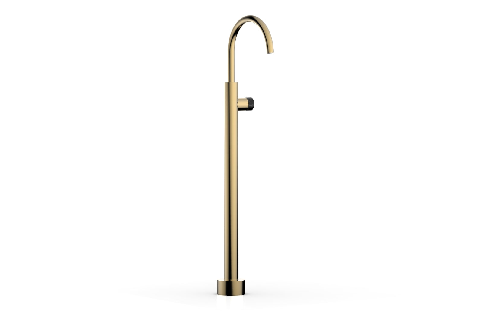 Phylrich BASIC II Tall Floor Mount Tub Filler - Marble Handle