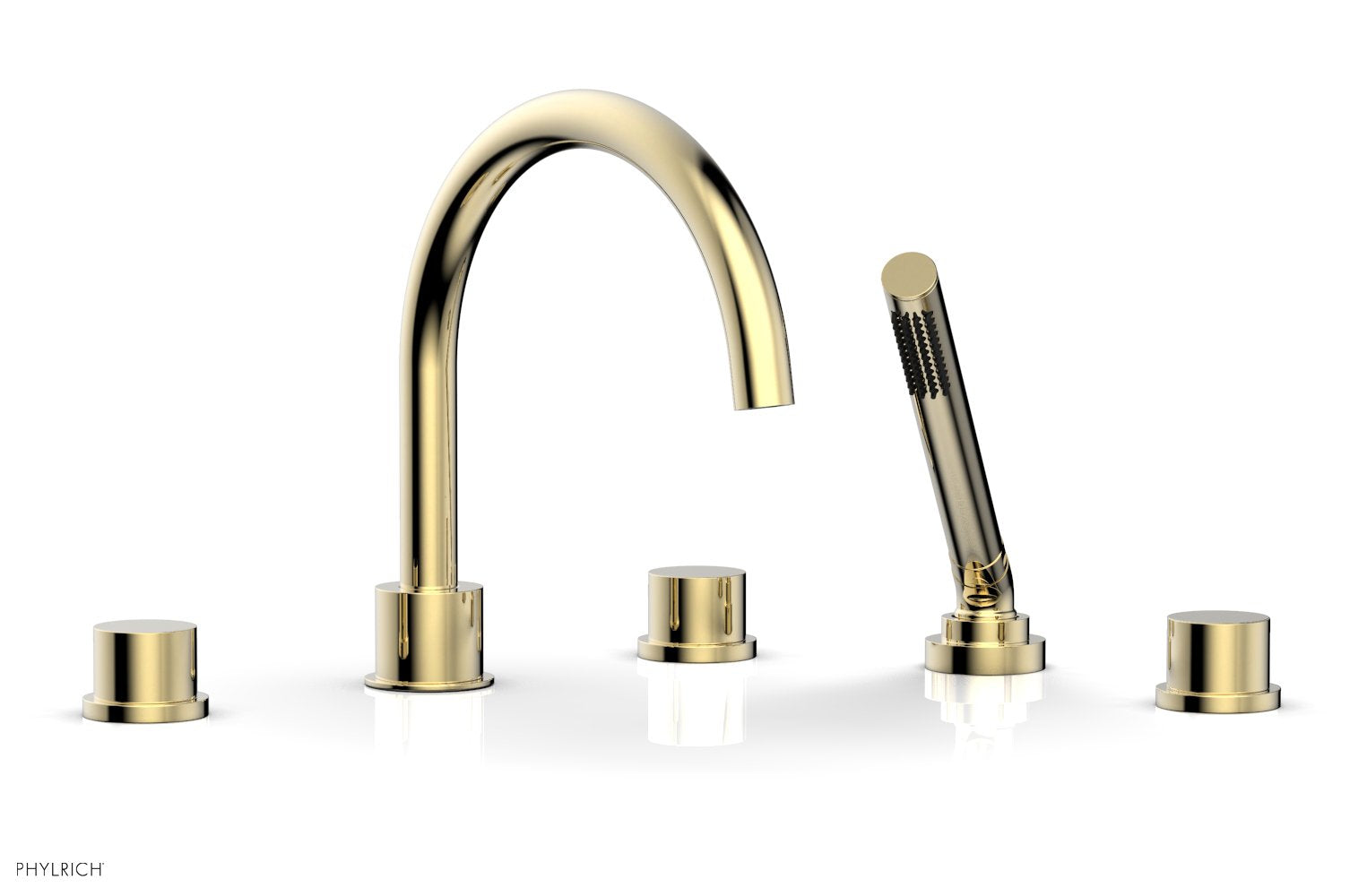 Phylrich BASIC II Deck Tub Set with Hand Shower