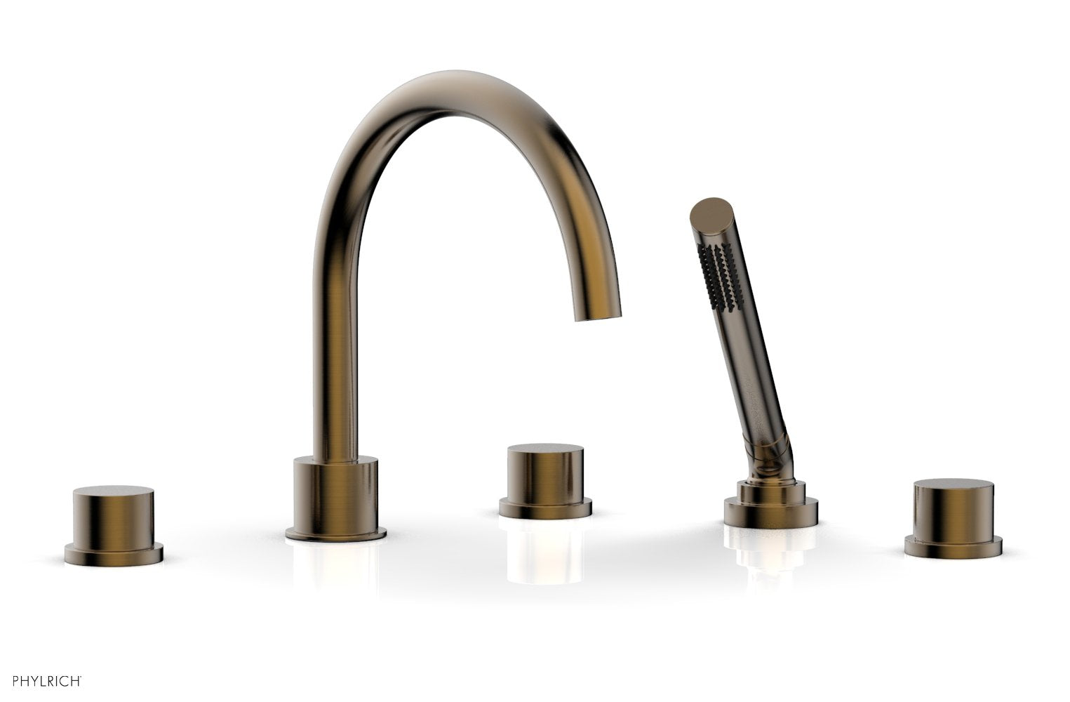 Phylrich BASIC II Deck Tub Set with Hand Shower