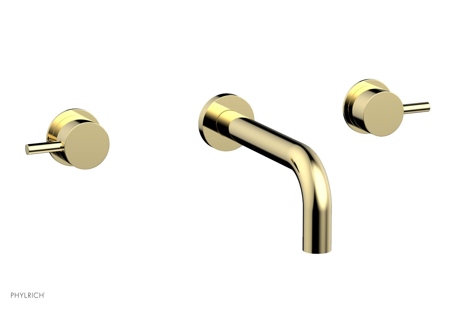 Phylrich BASIC II Wall Tub Set Lever Handles