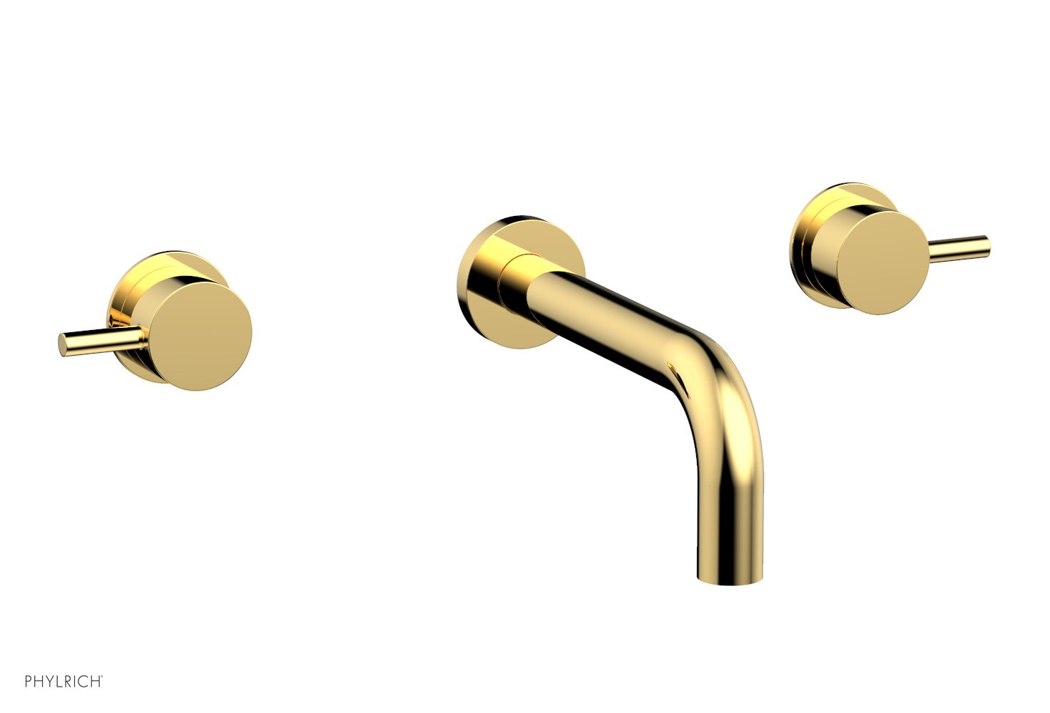 Phylrich BASIC II Wall Tub Set Lever Handles