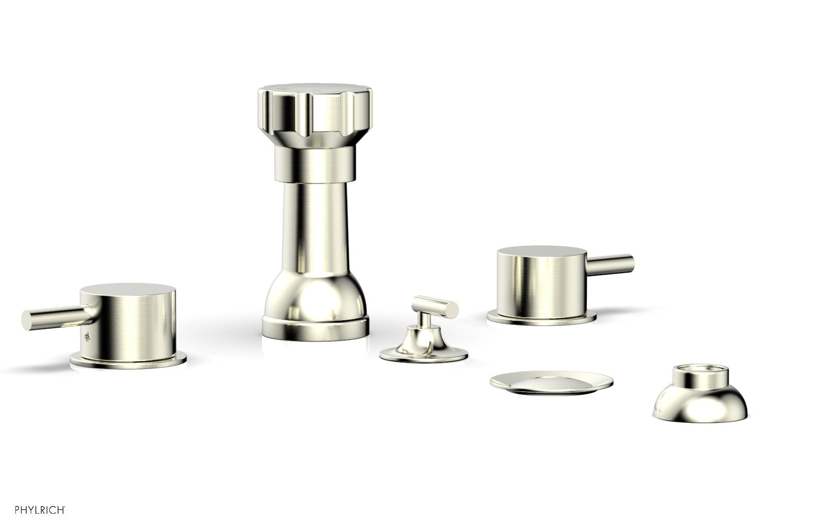 Phylrich BASIC II Four Hole Bidet Set - Lever Handles