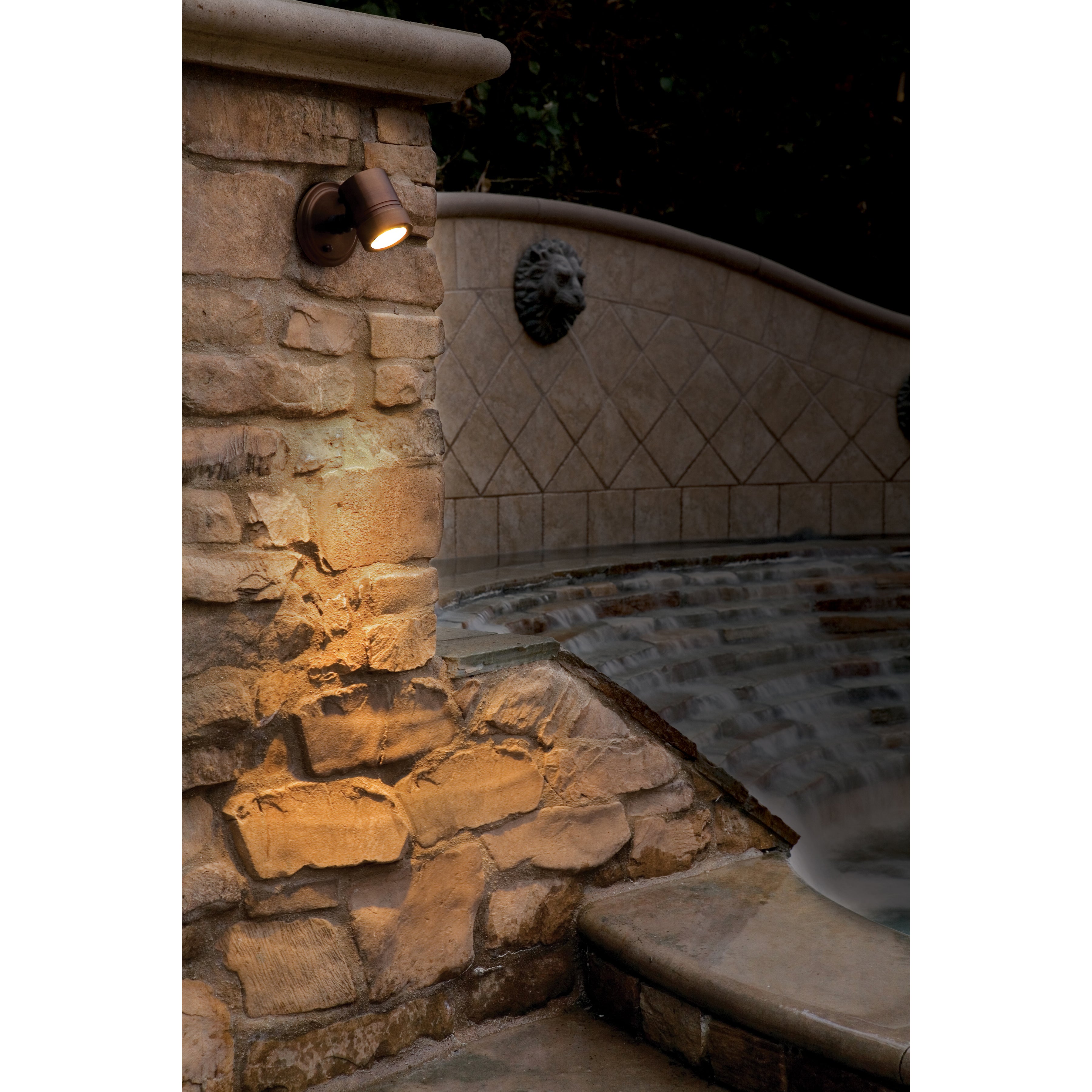 bronze adjustable led spotlight