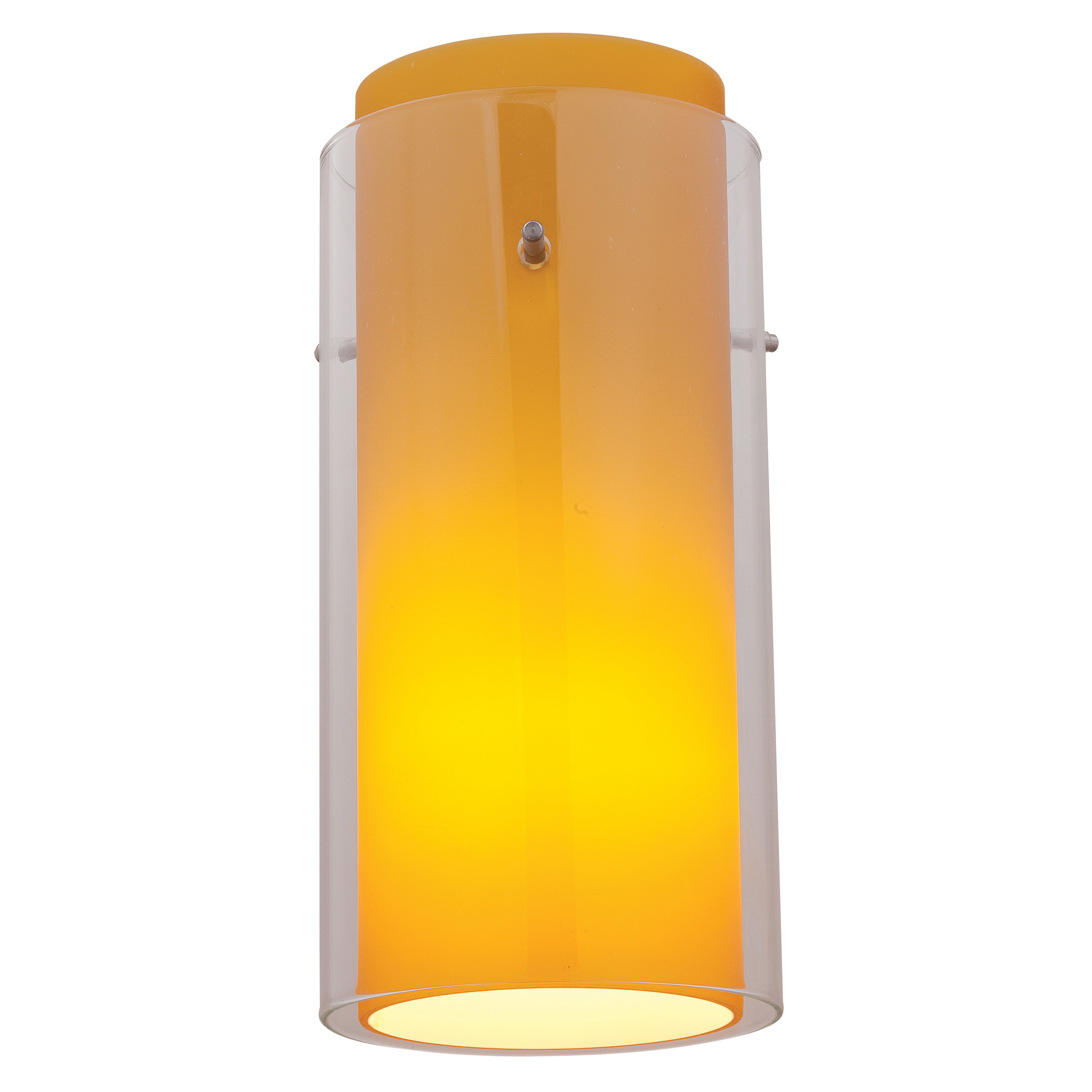 brushed steel glass cylinder